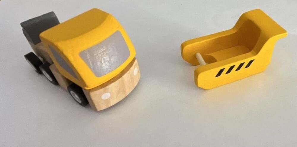 PlanToys PlanCity Wooden Construction Dump Truck